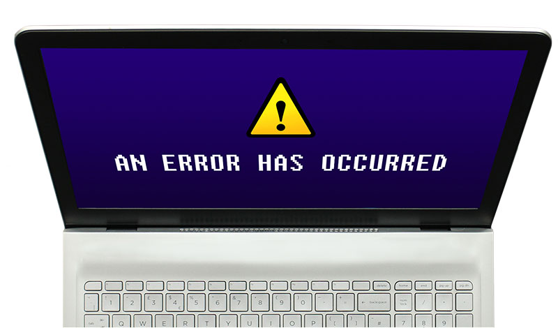 windows error crash software problem macos problem update blue blank blue repair